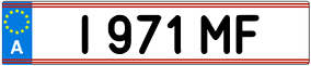 Truck License Plate